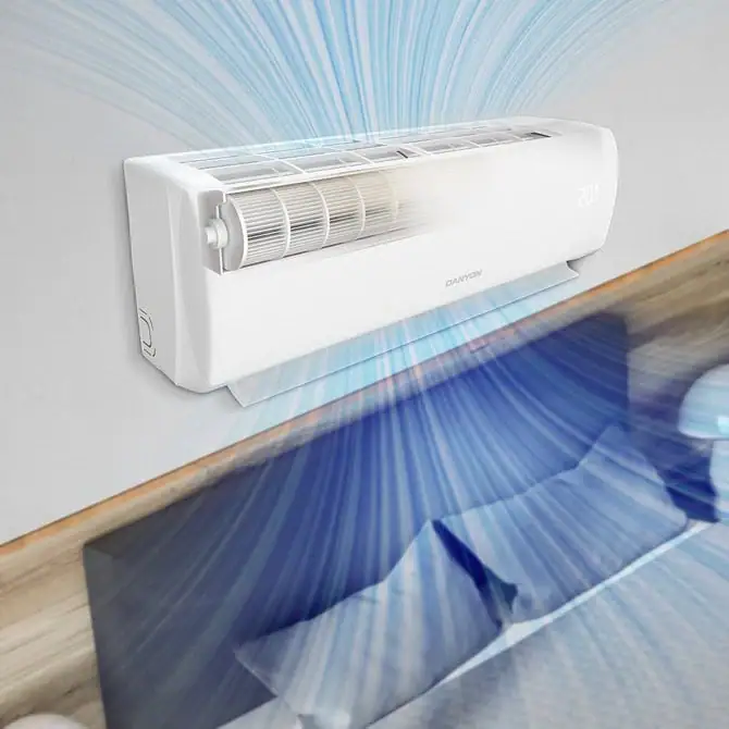 Effiziente Danyon Klimaanlage für angenehme Raumkühlung, einfache Montage, energiesparend und leise.