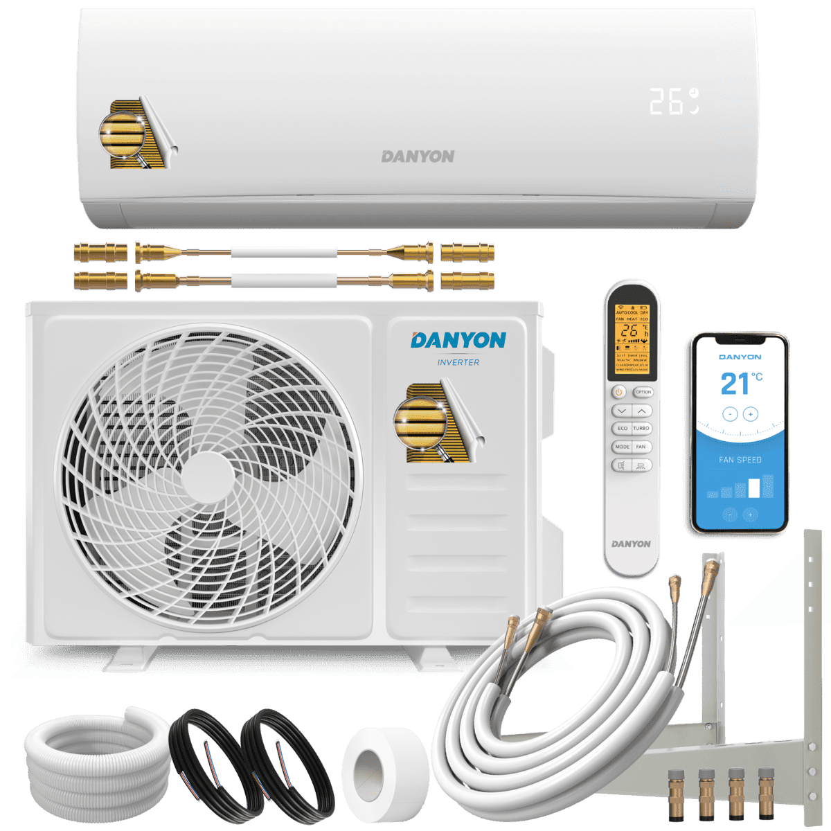 Produktbild - Danyon Quick Connect Split Klimaanlage