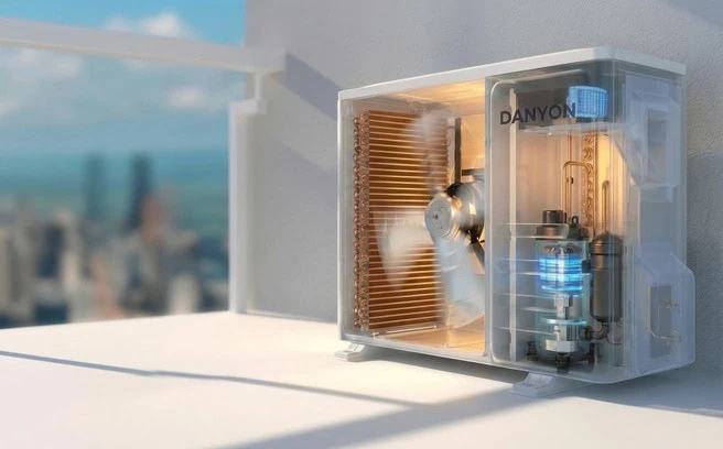 Danyon Klimaanlage mit Lüfter und Kühltechnologie für optimalen Komfort.