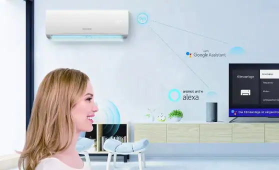 Moderne Danyon Klimaanlage mit Smart-Home-Integration und Sprachsteuerung, kompatibel mit Alexa und.